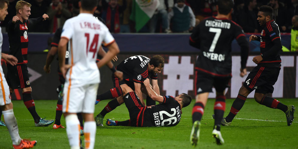 Hasil Pertandingan Bayer Leverkusen vs AS Roma: Skor 4-4