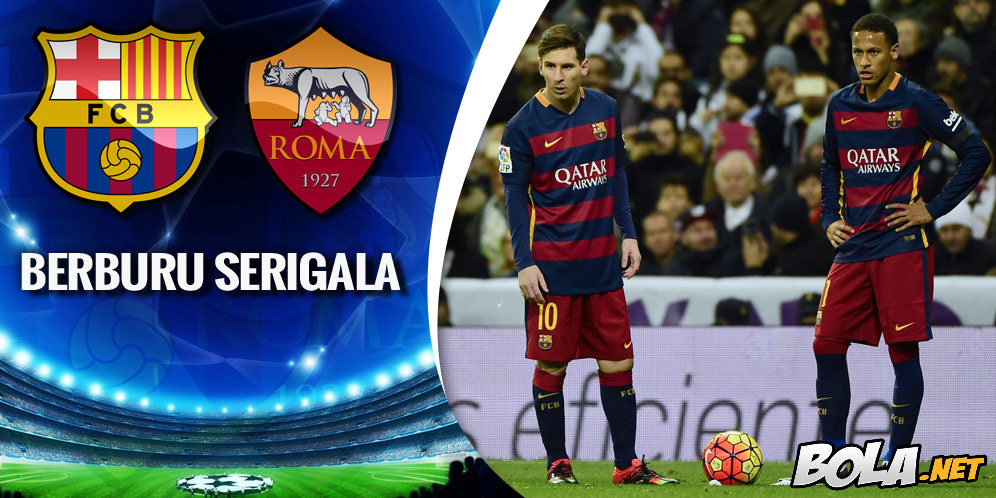 Data dan Fakta Liga Champions: Barcelona vs AS Roma