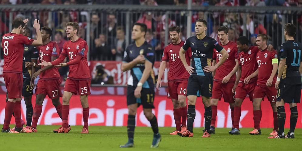 Kalah Segalanya, Arsenal Hancur di Allianz Arena