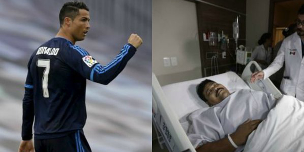 Ronaldo Beri Hadiah Orang Tergemuk Dunia 