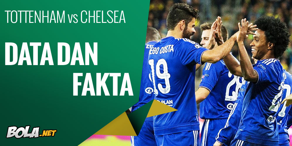 Data dan Fakta Premier League: Tottenham vs Chelsea