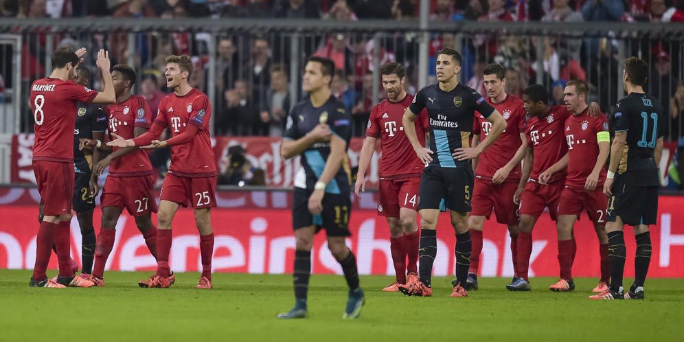 Hasil Pertandingan Bayern Munchen vs Arsenal: Skor 5-1