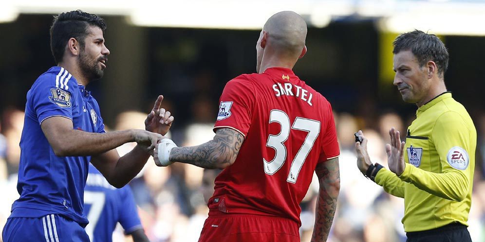 Tendang Skrtel, Diego Costa Bebas dari Hukuman FA