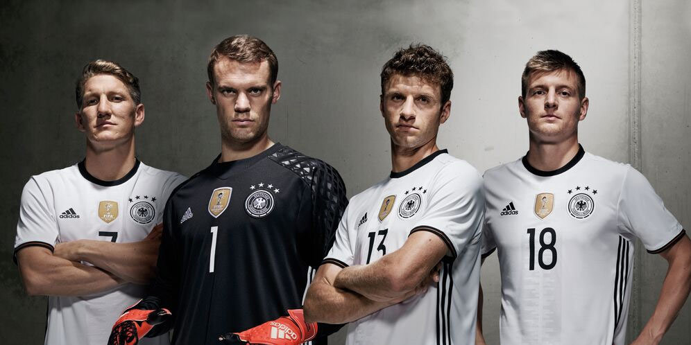 Jerman Rilis Jersey Kandang Untuk EURO 2016