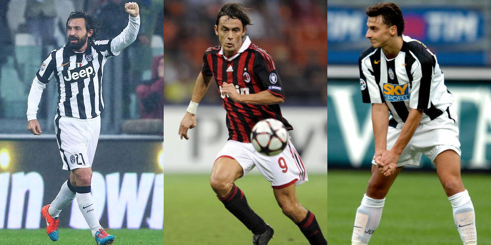 Pesepakbola Yang Pernah Berseragam Juventus dan Milan
