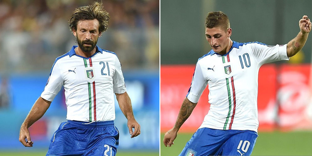 Komparasi Kreativitas Pirlo vs Verratti