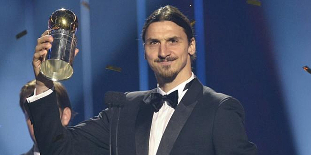 Ibrahimovic Menangkan Ballon d'Or ke-10