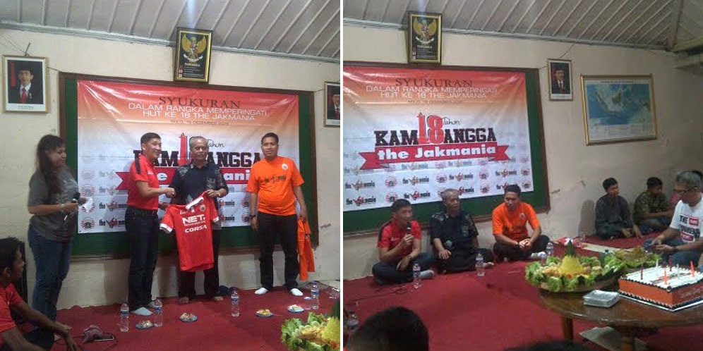 The Jakmania Rayakan Ultah ke-18 di Solo