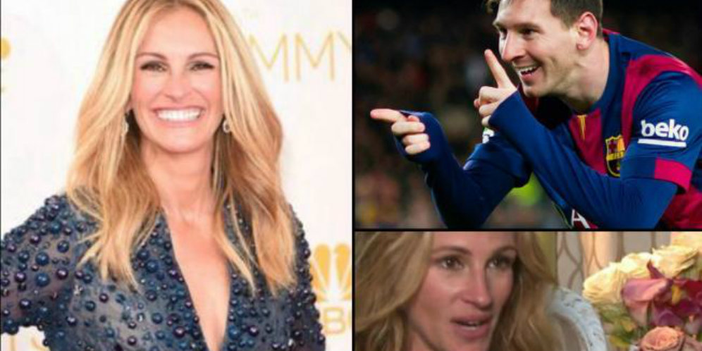 Julia Roberts: Keluarga Saya Fans Berat Messi 