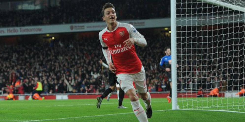 Ozil Bikin Assist Plus Gol, Wenger Sebut Ozil Sensasional