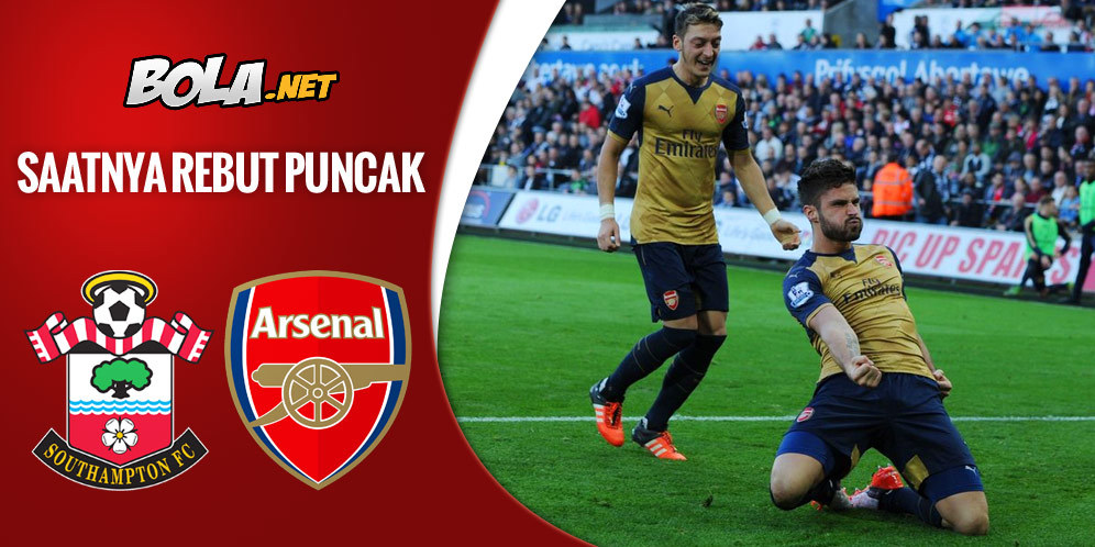 Prediksi Southampton vs Arsenal 27 Desember 2015