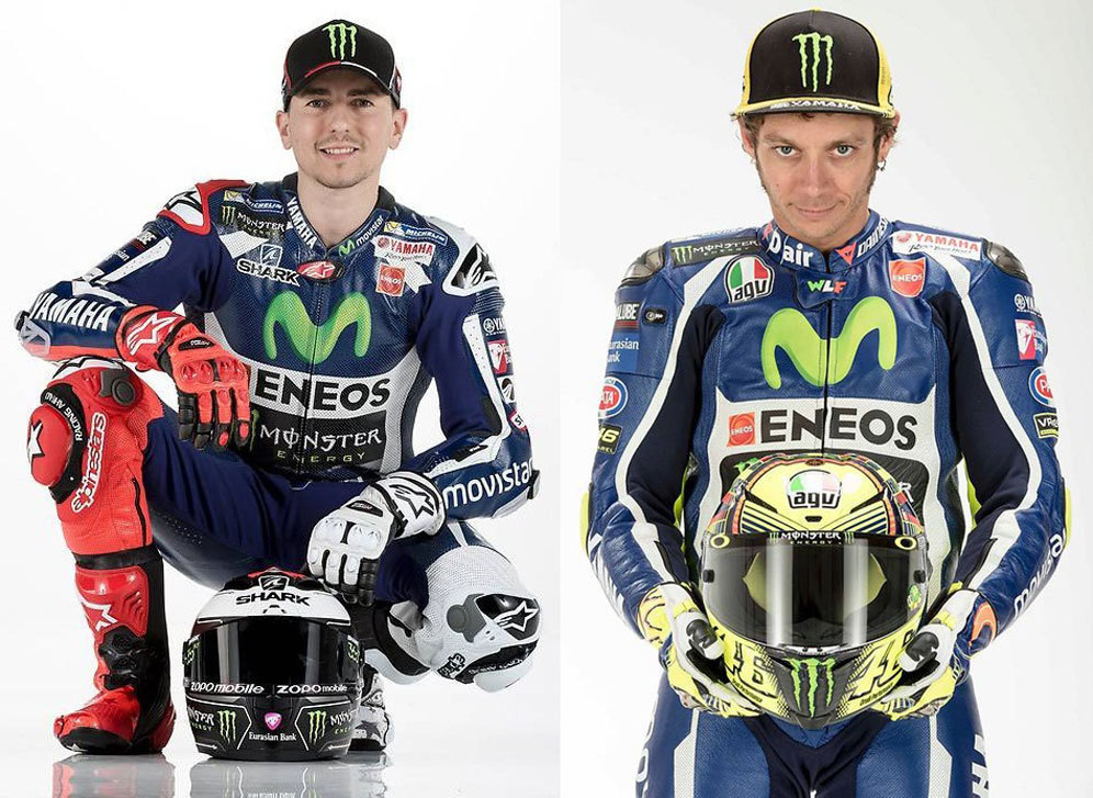 Jorge Lorenzo dan Valentino Rossi