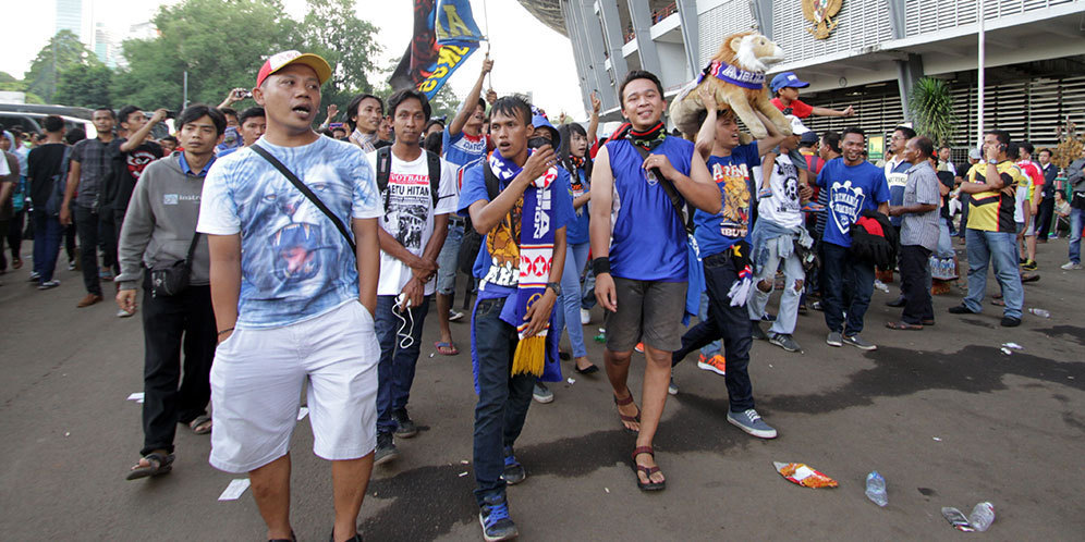 Aremania Ramaikan Final Piala Jenderal Sudirman