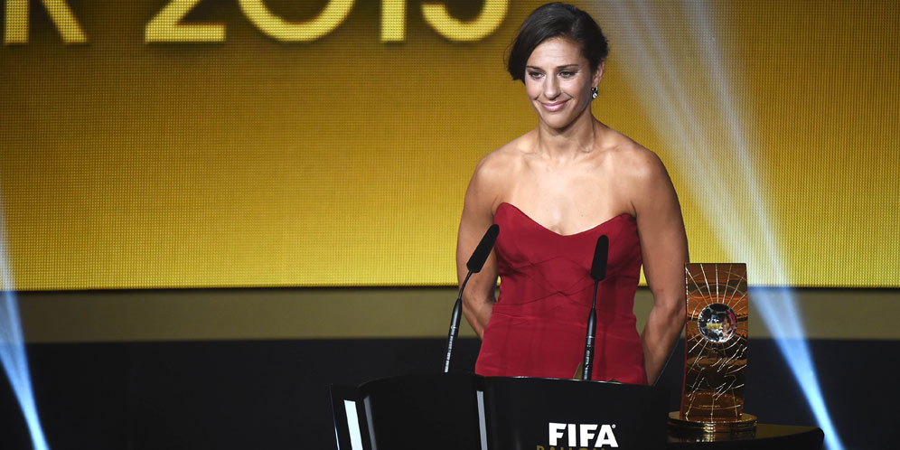 Jadi Pemain Terbaik FIFA, Carli Lloyd Sempat Hina Ronaldo