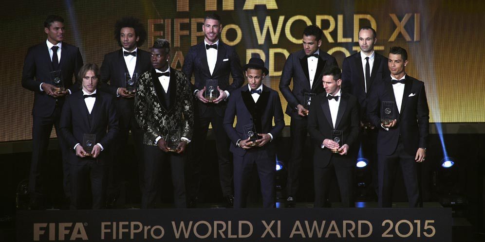 Inilah Pemenang FIFA/FIFPro World XI