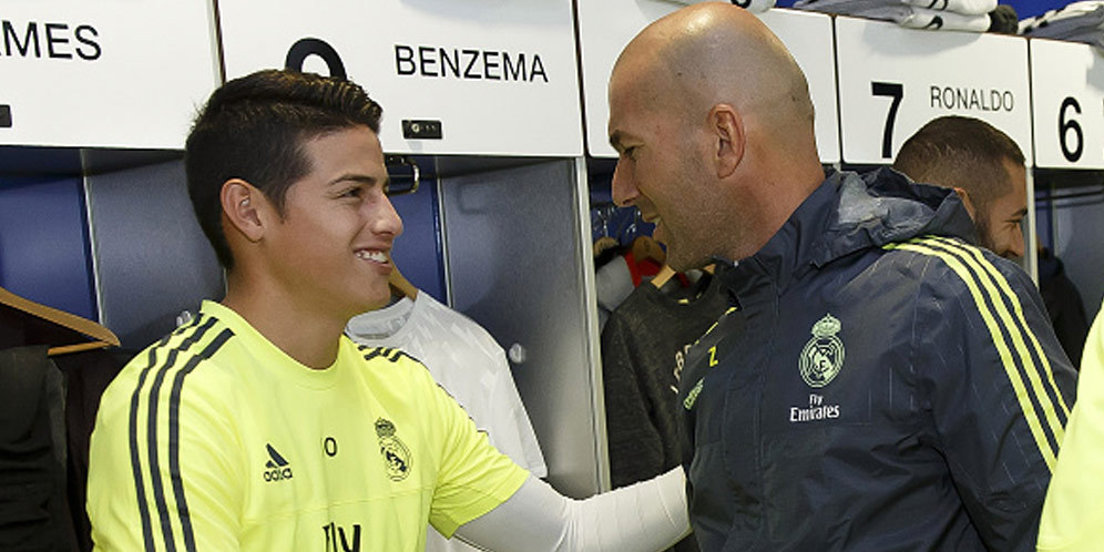 Zidane: James Harus Banyak Belajar