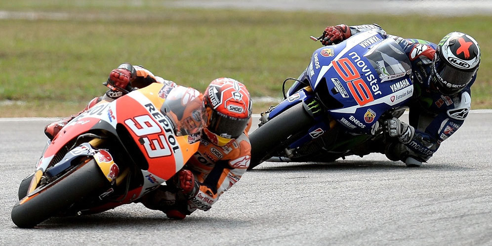 Marc Marquez dan Jorge Lorenzo (c) AFP