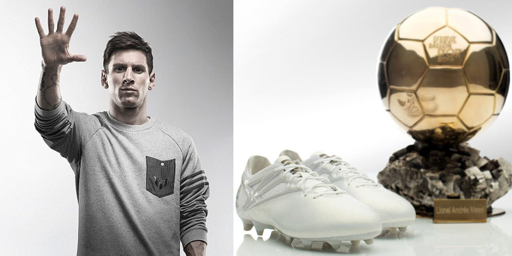 Detail Sepatu Platinum Lionel Messi