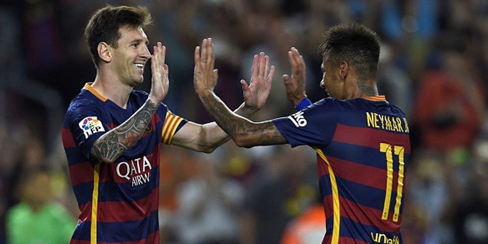 Messi, 15 Assist Buat Neymar