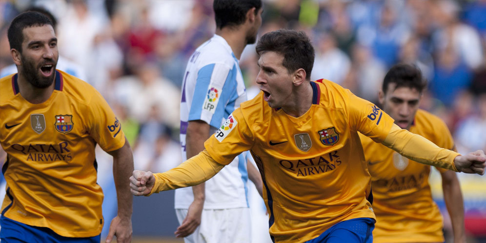 Highlights La Liga: Malaga 1-2 Barcelona