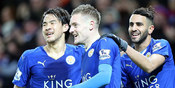 Gulat, Okazaki Dikeroyok Ulloa dan Vardy di Latihan Leicester Gulat, Okazaki Dikeroyok Ulloa dan Vardy di Latihan Leicester
