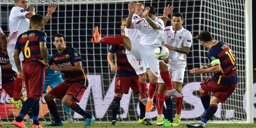 Final Copa Barcelona vs Sevilla, Ulangan Super Eropa