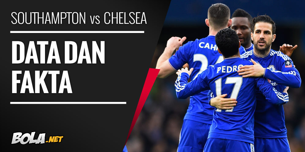 Data dan Fakta Premier League: Southampton vs Chelsea