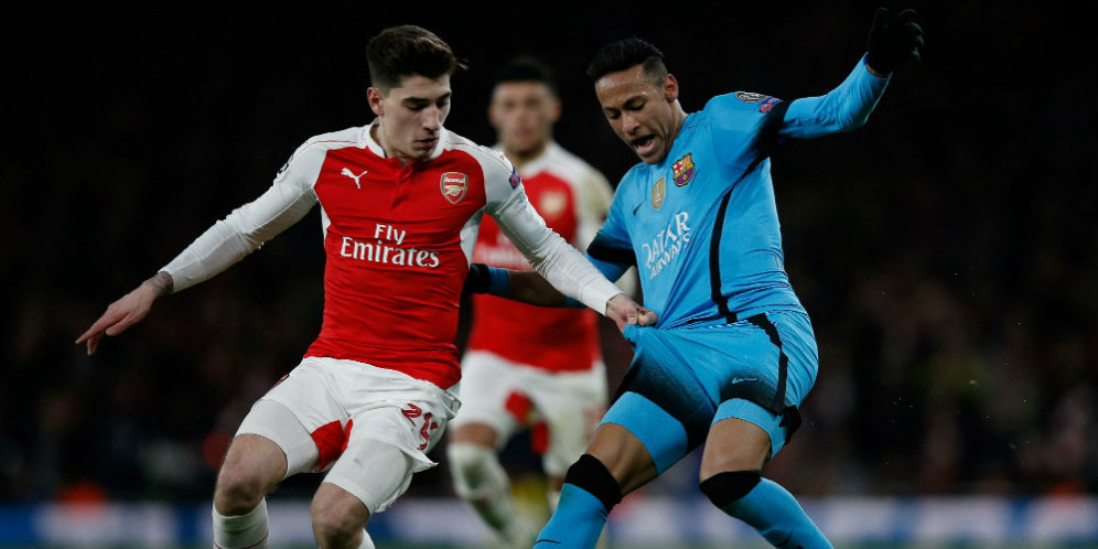 Bellerin Sebut Barca Menang Beruntung