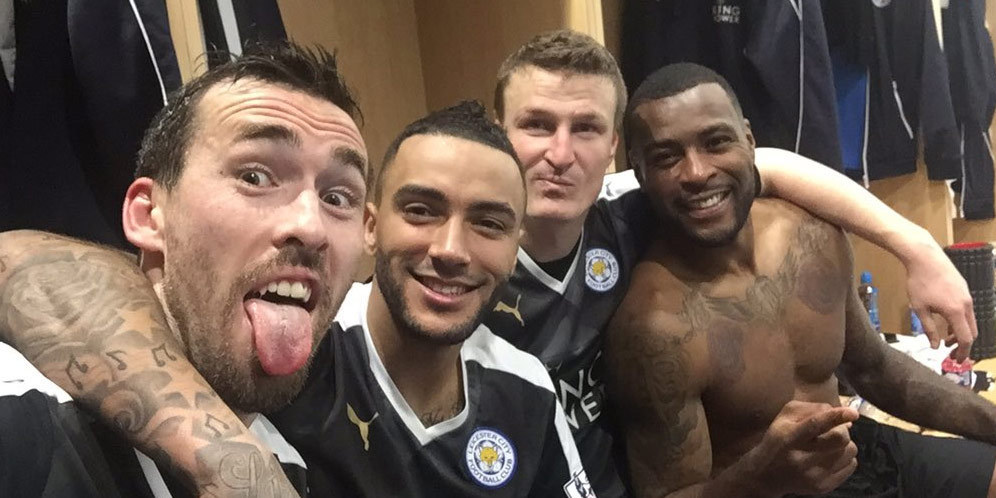 Pemain Leicester Pamer Kebahagiaan Usai Bantai Man City