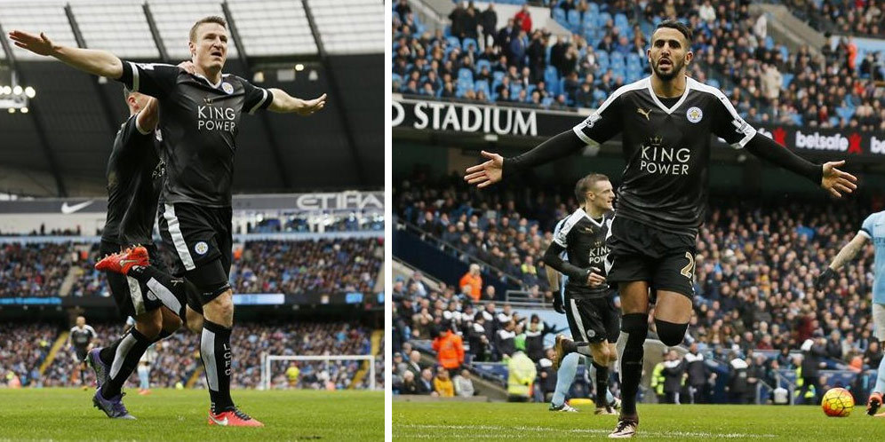 Hasil Pertandingan Manchester City vs Leicester City: 1-3