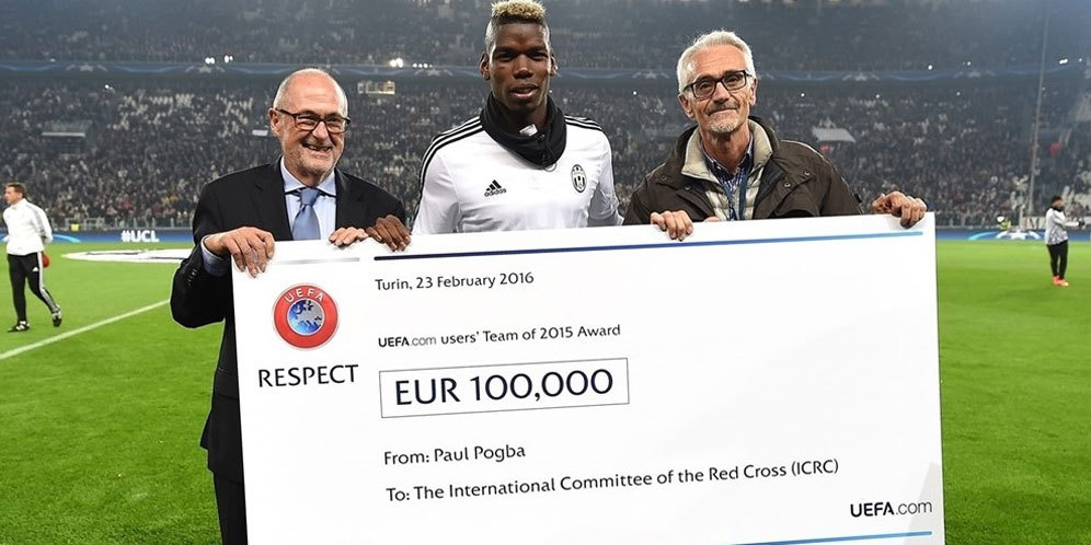 Pogba Sumbang 1,5 Miliar untuk Korban Perang Afghanistan