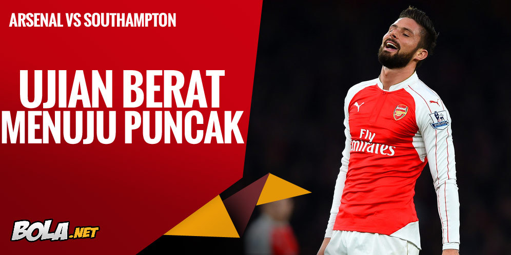 Prediksi Arsenal vs Southampton 3 Februari 2016