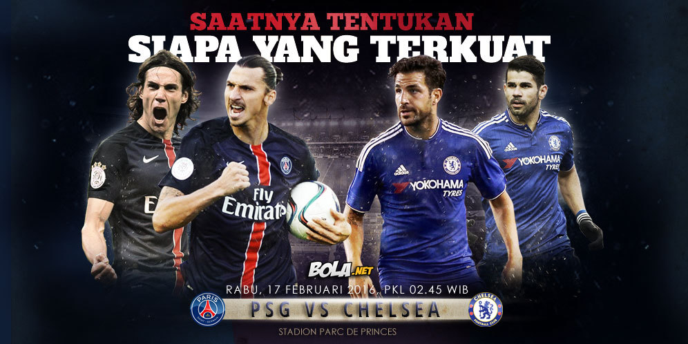 Prediksi PSG vs Chelsea 17 Februari 2016