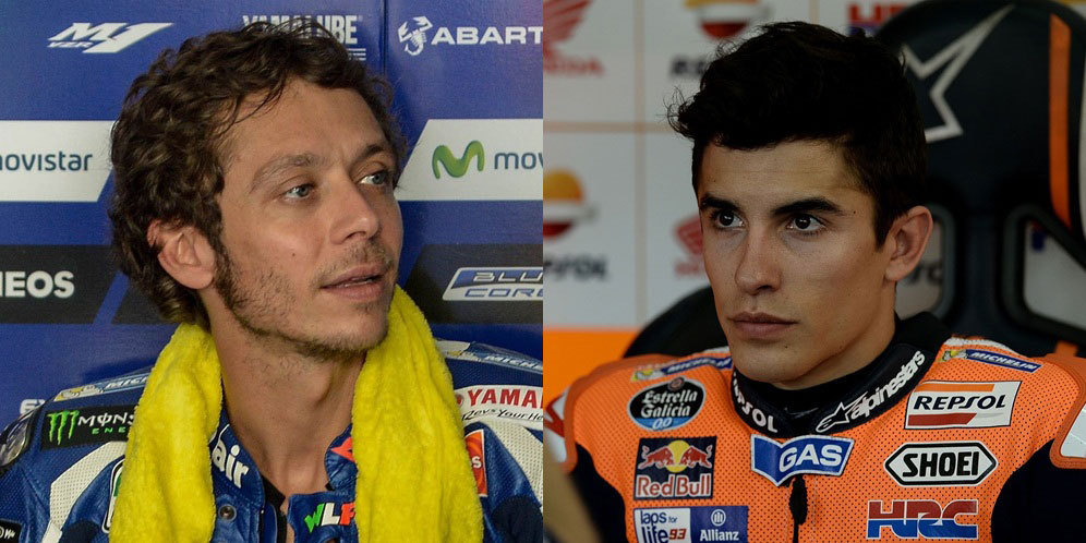 Valentino Rossi Menolak Lupa 'Ulah' Marc Marquez