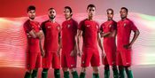 Detail Jersey Home dan Away Portugal Untuk Euro 2016