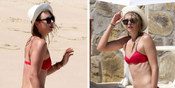 Doping, Pantai, Bikini Merah dan Cantiknya Maria Sharapova