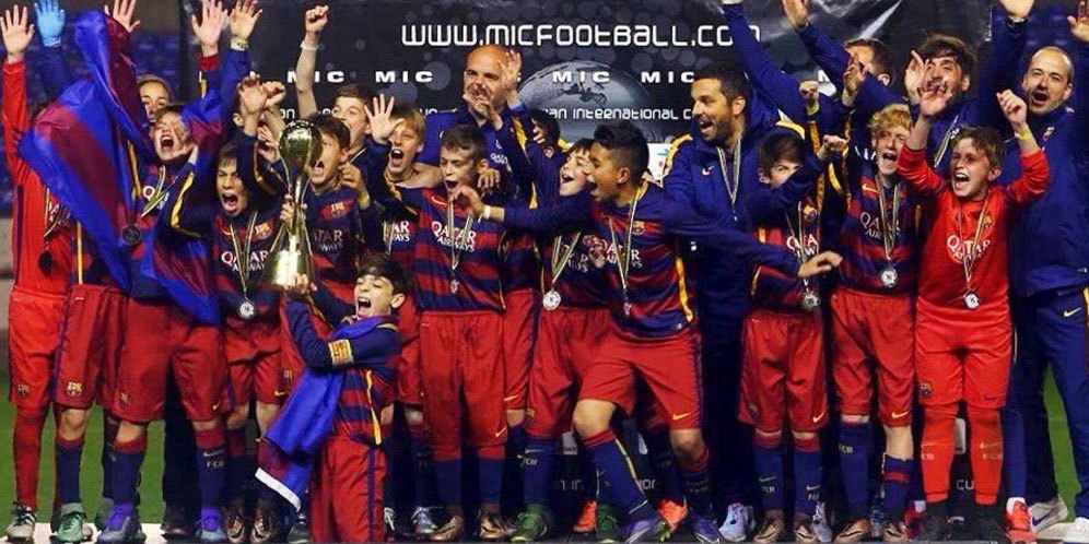 Tim Senior Gagal, 14 Tim Junior Barca Malah Juara Liga