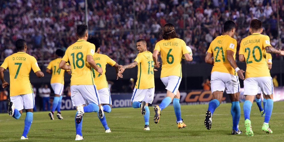 Highlights Kualifikasi Piala Dunia 2018: Paraguay 2-2 Brasil