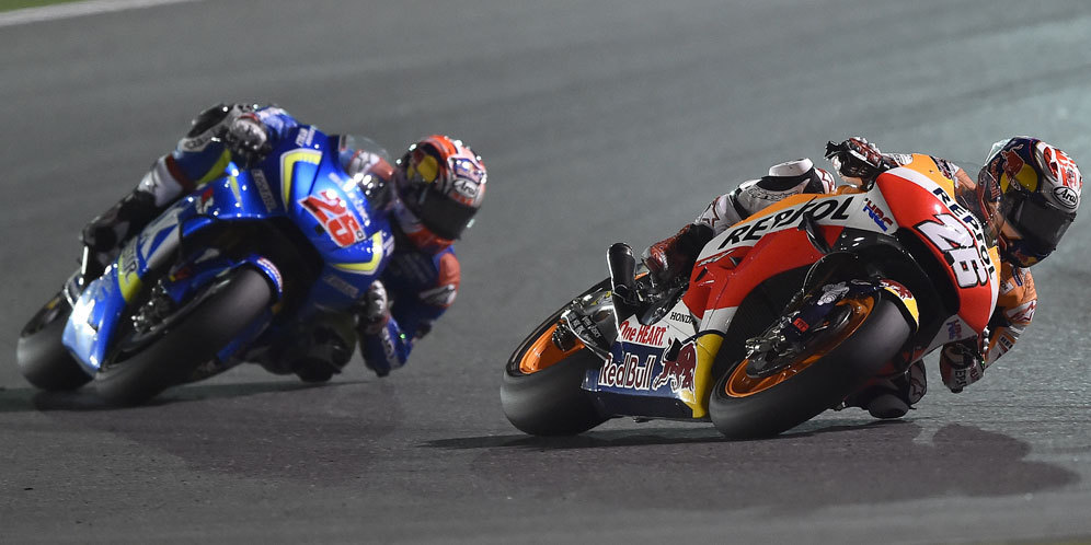 Dani Pedrosa dan Maverick Vinales (c) HRC