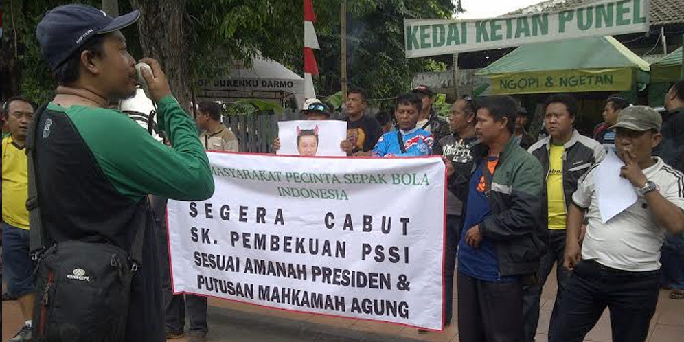 Menpora Terus Dituntut Cabut SK Pembekuan PSSI