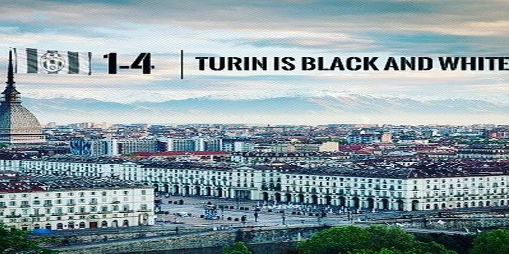 Turin Berwarna Hitam-Putih