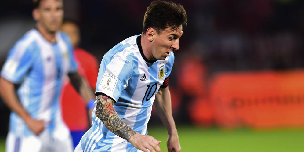 Messi Cetak Gol ke-50 di Argentina