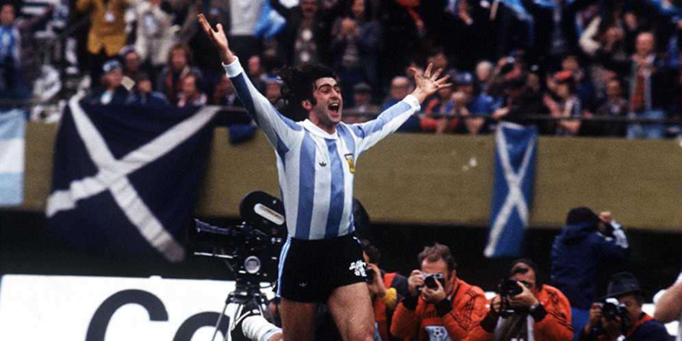 Mario Kempes (c) AFP