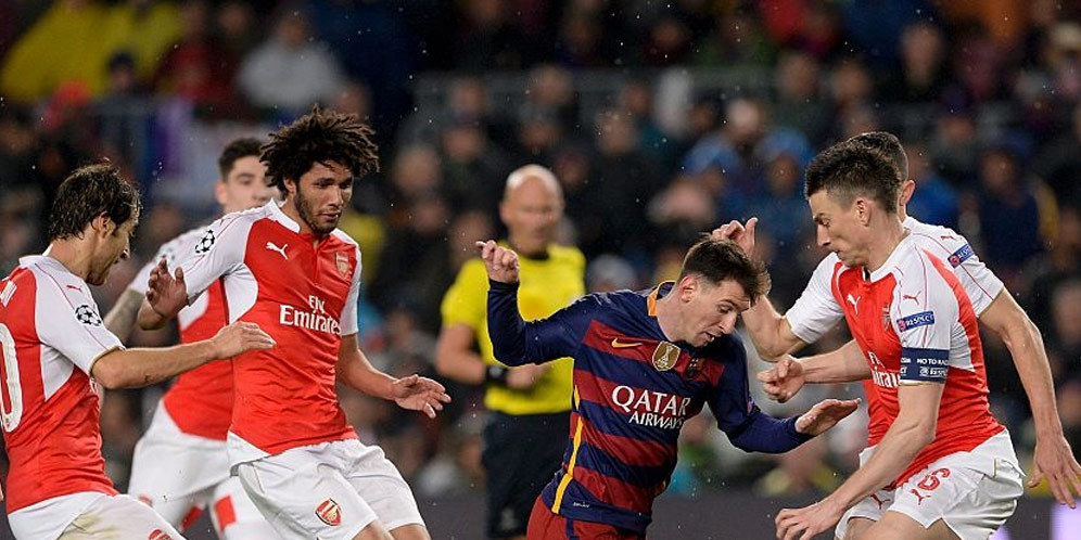 Rekor Liga Champions, 9 Gol Messi vs Arsenal