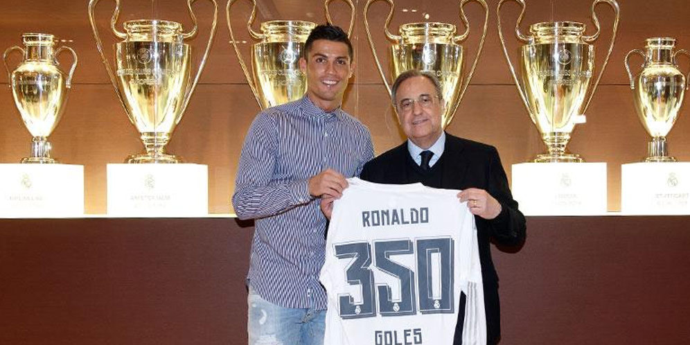 Ronaldo Tembus 350 Gol Real Madrid