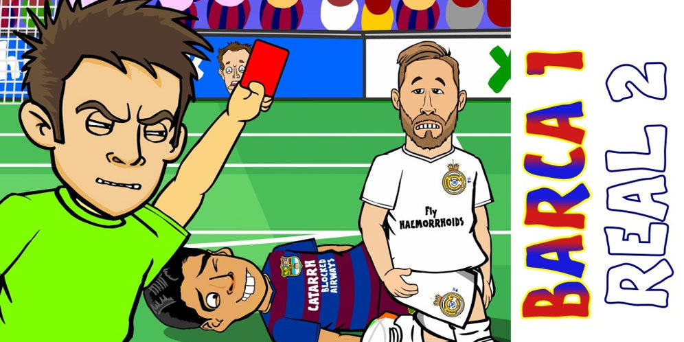 Parodi Kocak Kemenangan Madrid Atas Barca di El Clasico