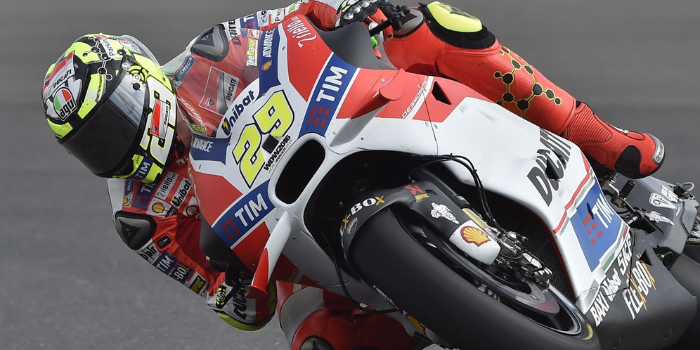 Andrea Iannone Kuasai Sesi Pemanasan MotoGP Prancis