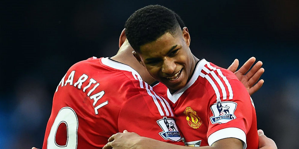 Martial dan Rashford Pemain Tercepat MU Musim 2015/16