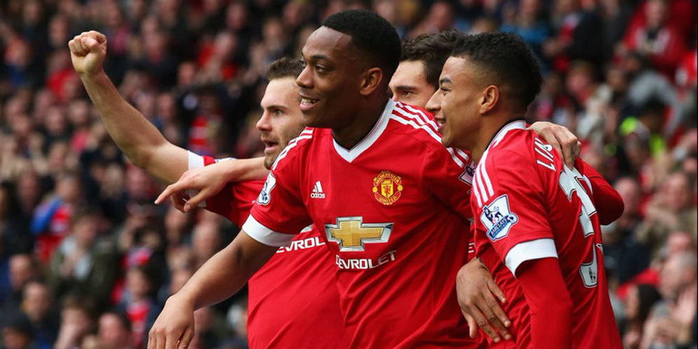 Martial Cetak Gol ke-1.000 MU di Old Trafford