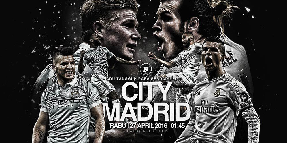 Prediksi Manchester City vs Real Madrid 27 April 2016